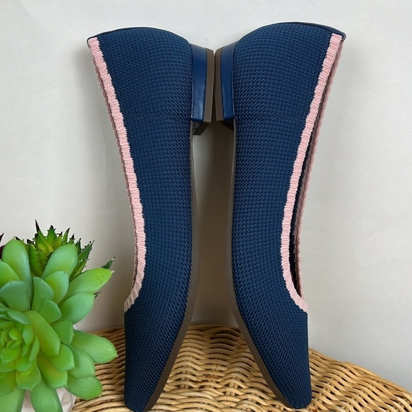 Vionic Dahlia Ballet Skimmer Flats Woven Pointed Toe 6.5 - Picture 8 of 9